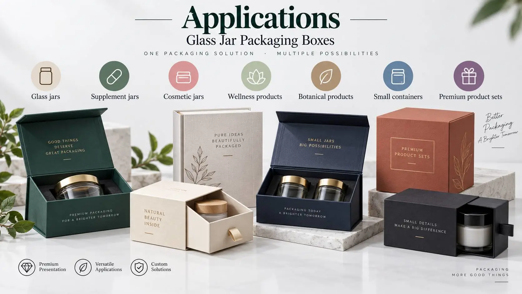 glass jar packaging box
